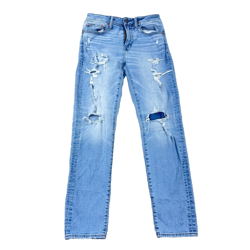 American Eagle Jeans Men 29x32 Athletic Fit Straight Leg Light Wash Airflex